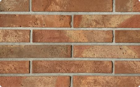 Red Multi Linear Cladding Brick for Interior 